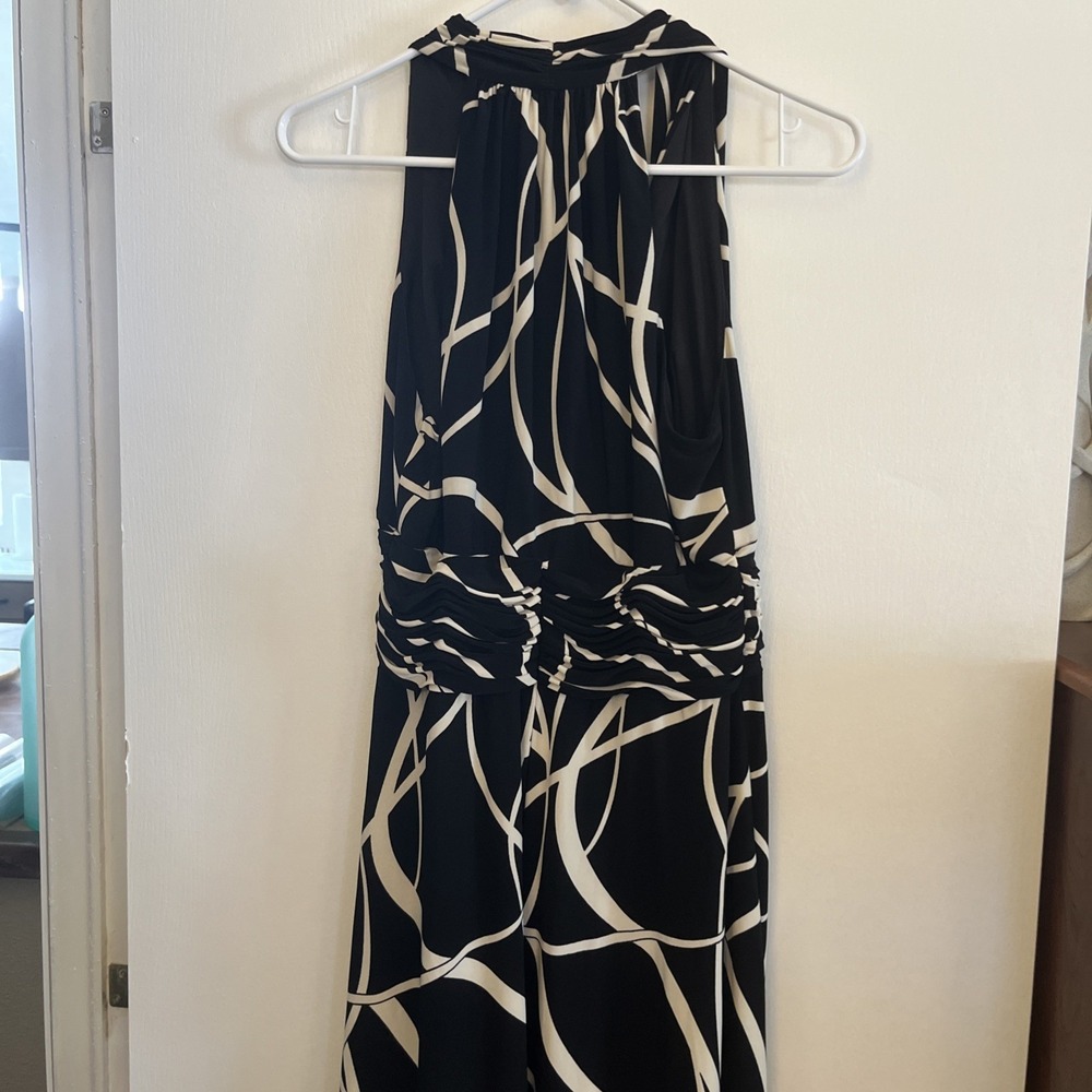Jones Wear Women's Black And White Sleeveless Dress Size 8 Casual, Cocktail Wear